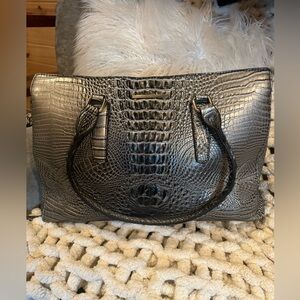 Faux Alligator Skin Work Bag